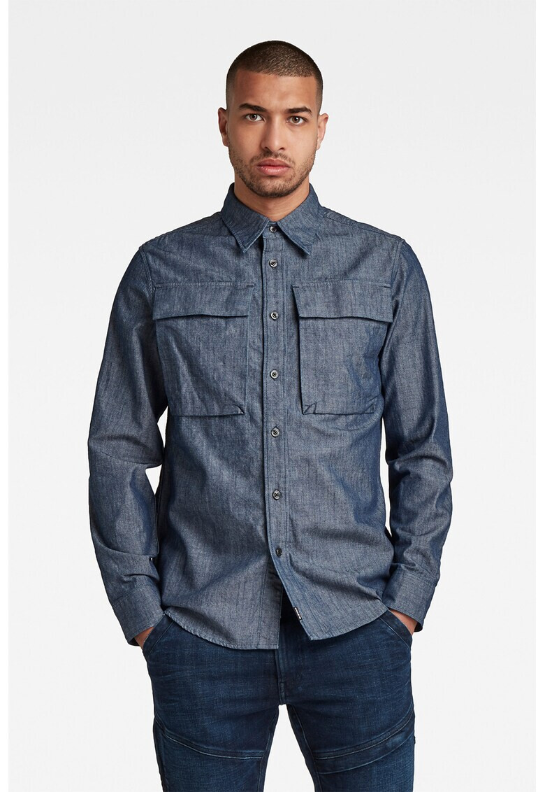 G-Star RAW Camasa regular fit de bumbac organic Seal - Pled.ro