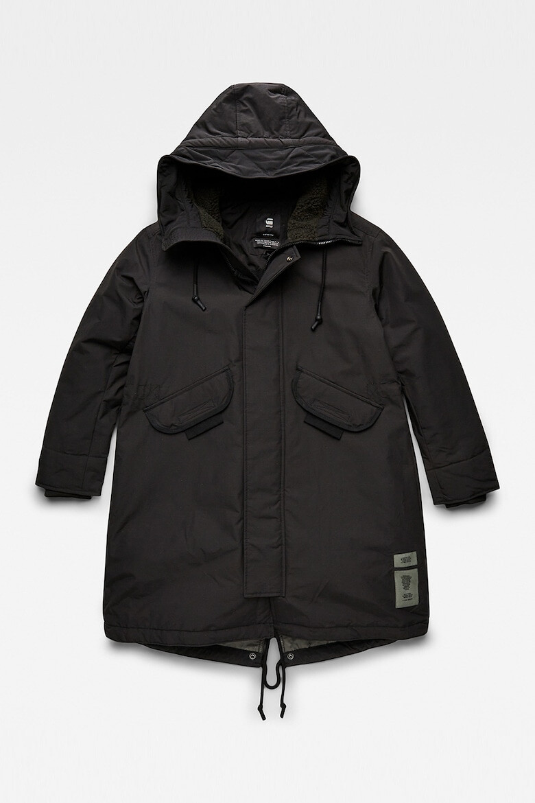 G-Star RAW Jacheta parka usoara cu gluga - Pled.ro