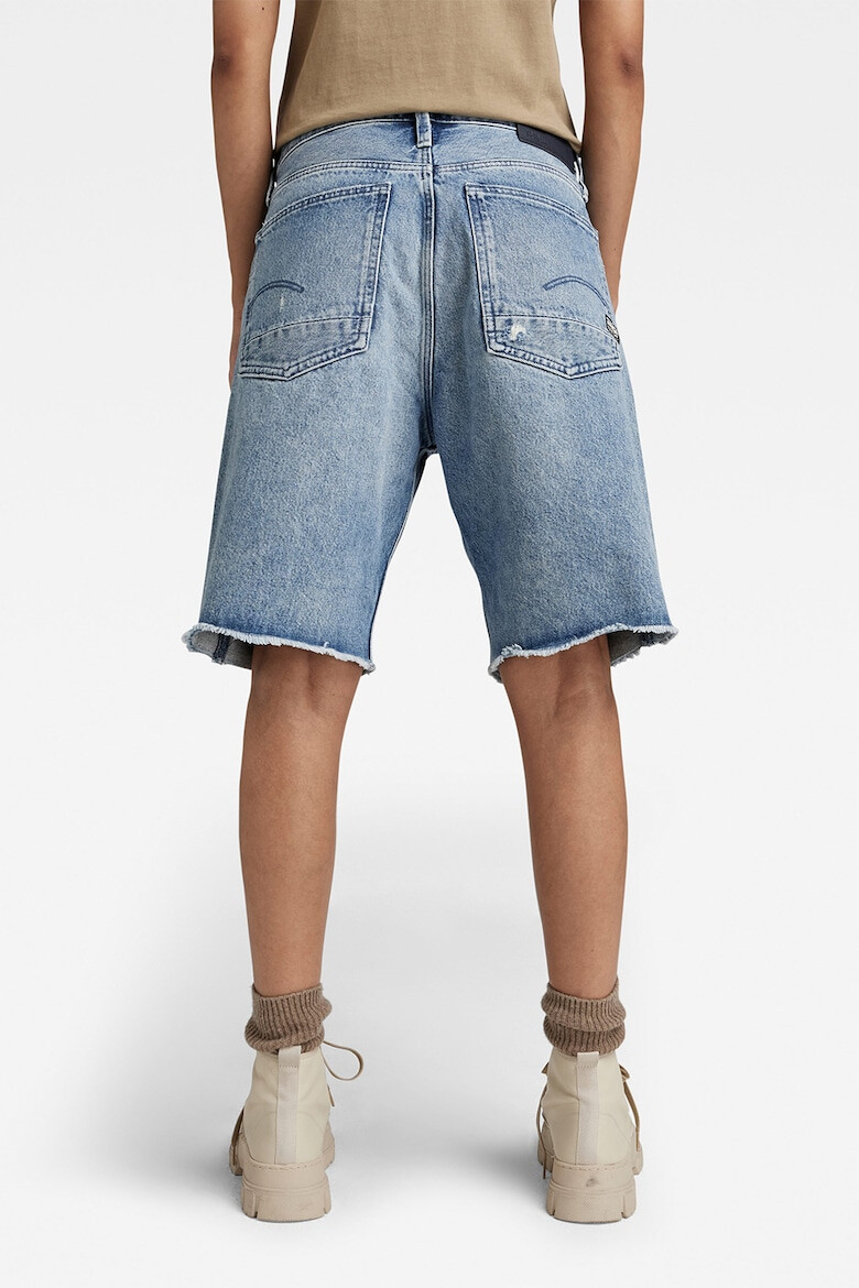 G-STAR Pantaloni boyfriend scurti de denim cu terminatii nefinisate Type89 - Pled.ro