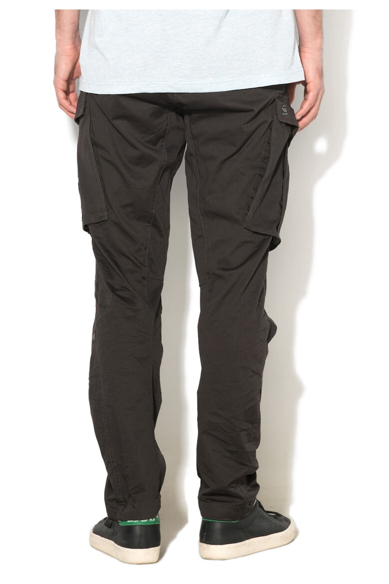 G-STAR Pantaloni cargo gri inchis cu croiala conica Rovic - Pled.ro