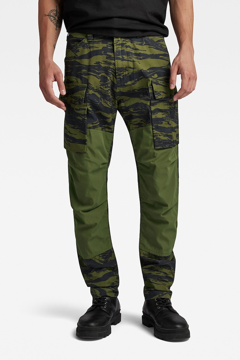 G-STAR Pantaloni din amestec de bumbac cu croiala dreapta si buzunare cu clapa - Pled.ro