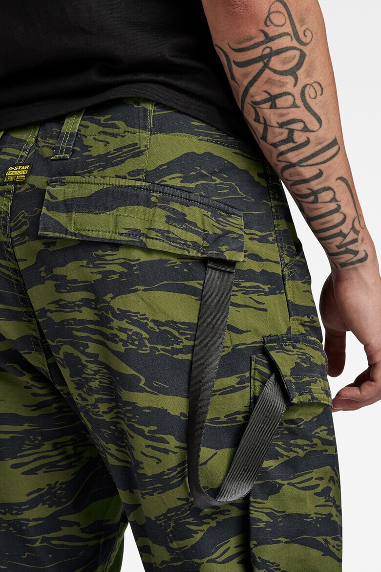 G-STAR Pantaloni din amestec de bumbac cu croiala dreapta si buzunare cu clapa - Pled.ro