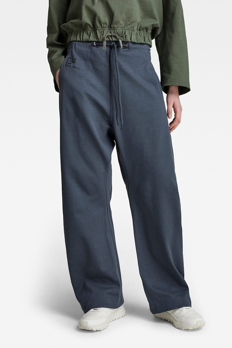 G-Star RAW Pantaloni sport cu croiala ampla si snur de ajustare in talie Snow - Pled.ro