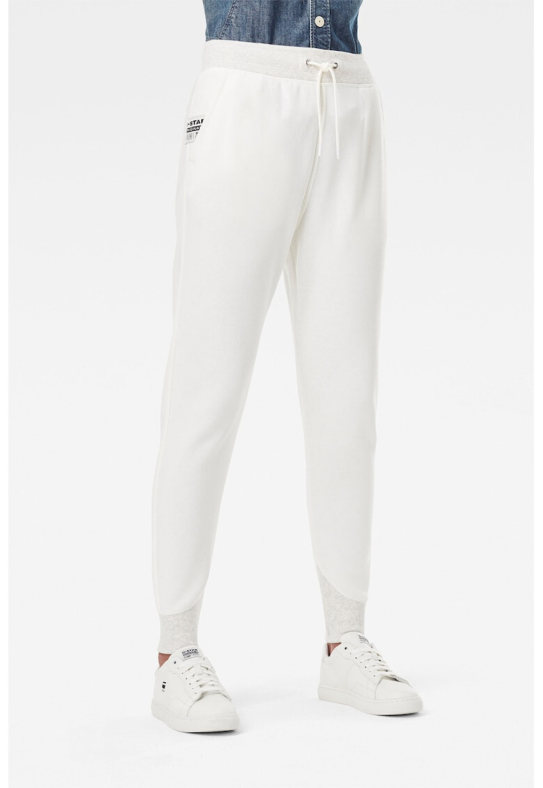 G-Star RAW Pantaloni sport conici din jerseu cu snur in talie Premium Core 3D - Pled.ro