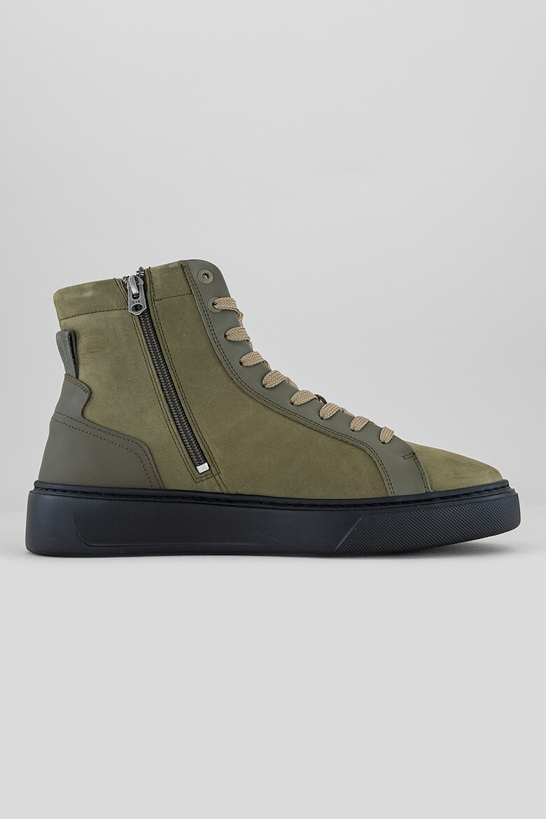 G-Star RAW Pantofi sport high-top de piele si piele intoarsa - Pled.ro