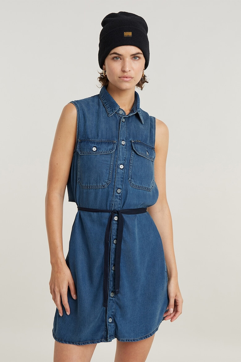 G-STAR Rochie din denim fara maneci - Pled.ro