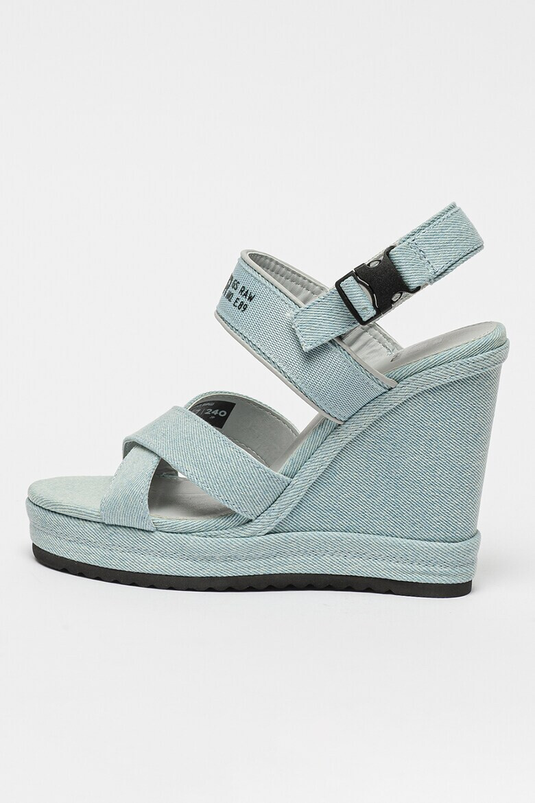 G-STAR Sandale wedge de denim Bodana Cs - Pled.ro