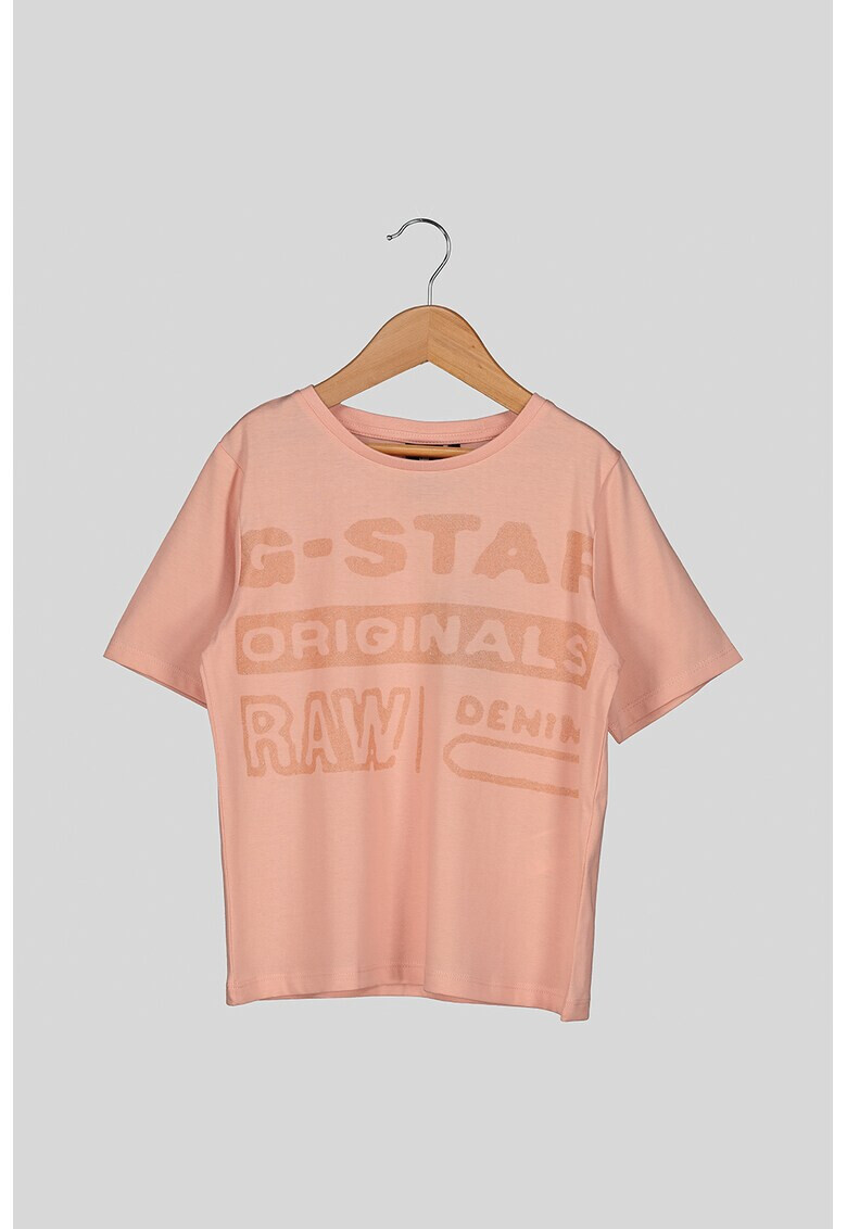 G-Star RAW Tricou cu imprimeu text si logo - Pled.ro