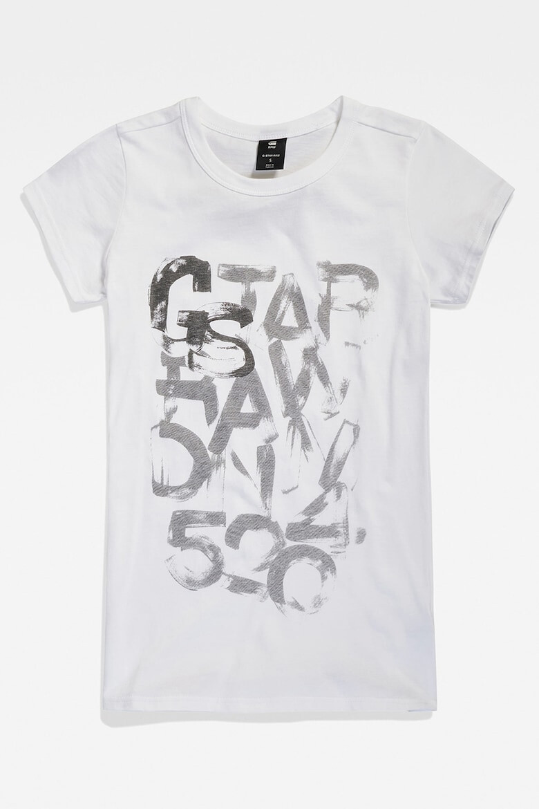 G-Star RAW Tricou de bumbac cu logo - Pled.ro