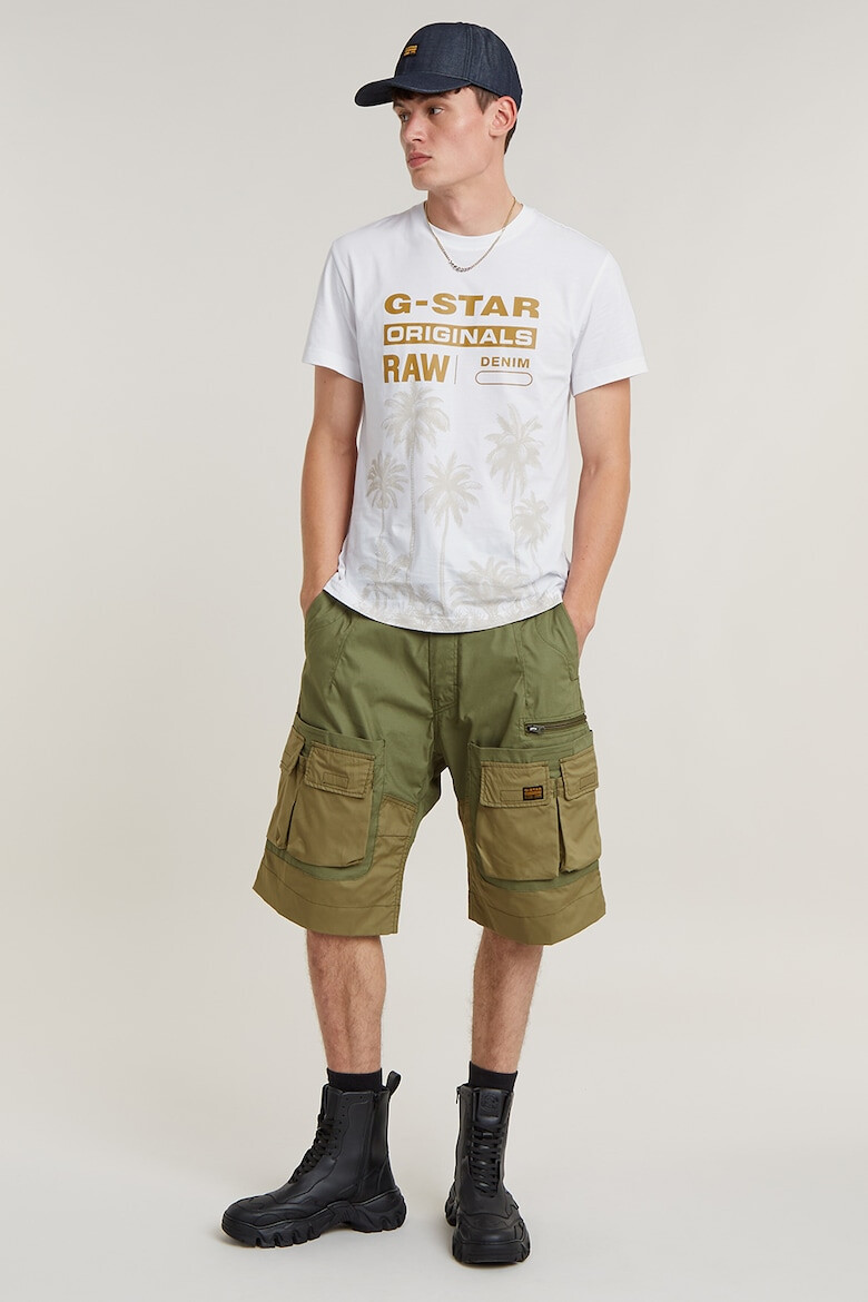 G-STAR RAW Tricou de bumbac organic cu imprimeu - Pled.ro