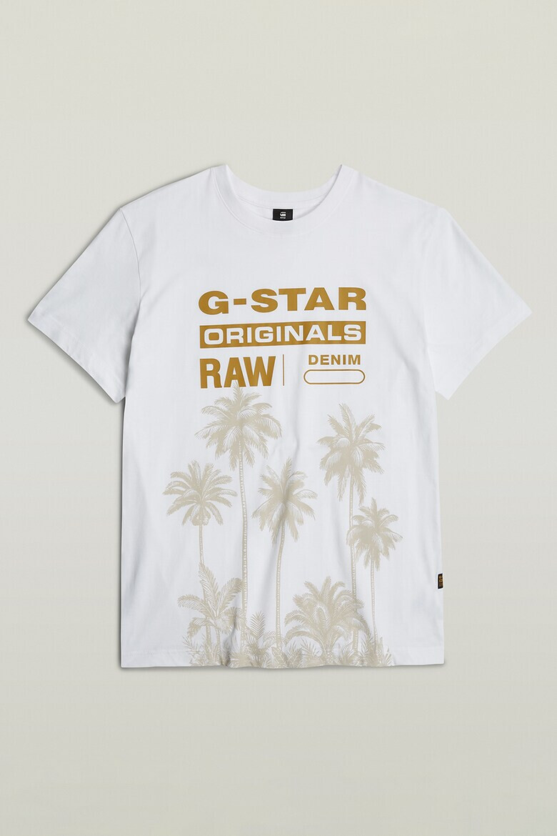 G-STAR RAW Tricou de bumbac organic cu imprimeu - Pled.ro