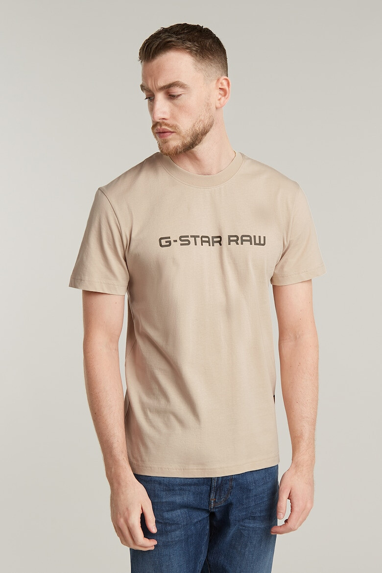 G-STAR Tricou de bumbac organic cu imprimeu logo - Pled.ro