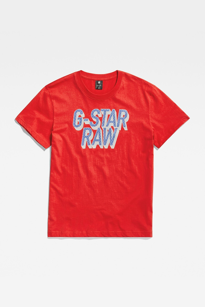 G-STAR Tricou de bumbac organic cu imprimeu logo - Pled.ro