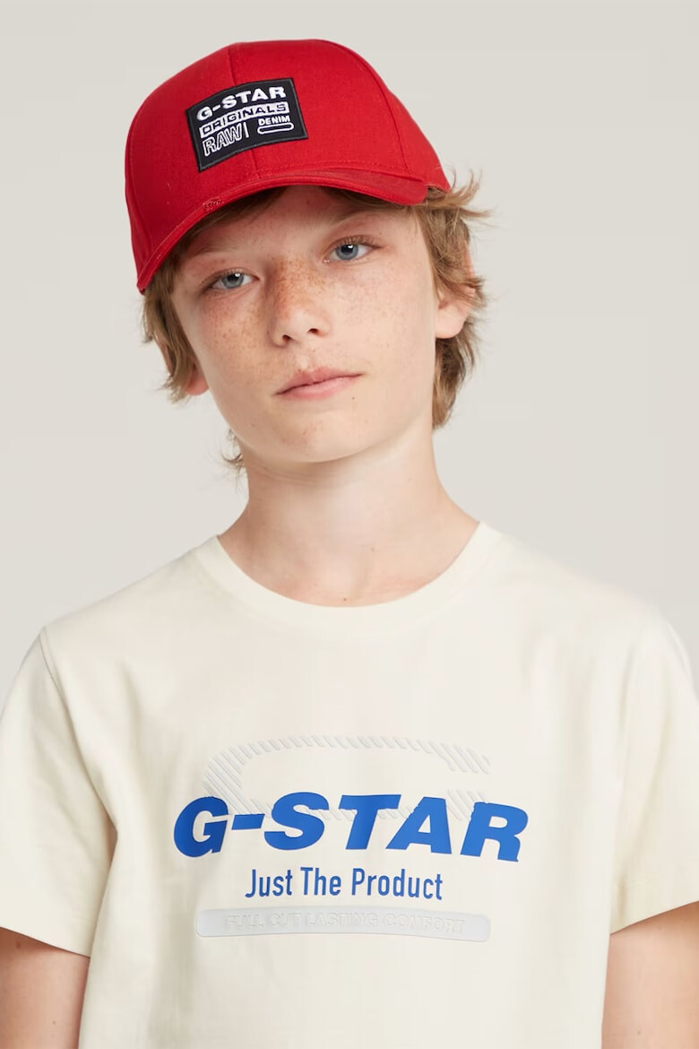 G-STAR Tricou de bumbac organic cu imprimeu logo - Pled.ro