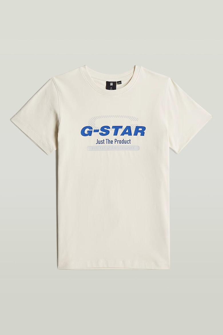 G-STAR Tricou de bumbac organic cu imprimeu logo - Pled.ro