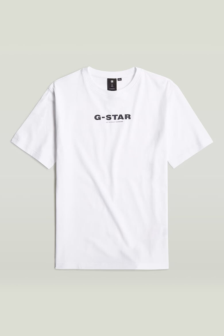 G-STAR Tricou de bumbac organic cu imprimeu logo - Pled.ro