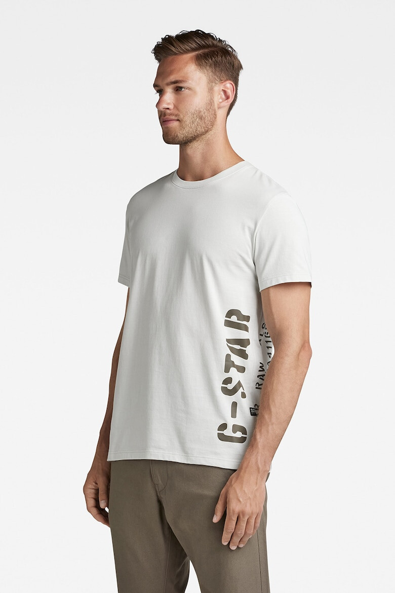 G-STAR RAW Tricou de bumbac organic cu imprimeu logo - Pled.ro