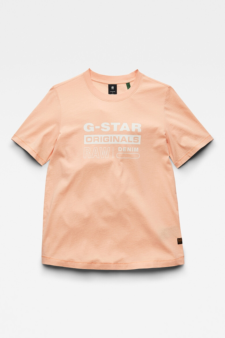 G-STAR Tricou de bumbac organic cu imprimeu logo Originals - Pled.ro