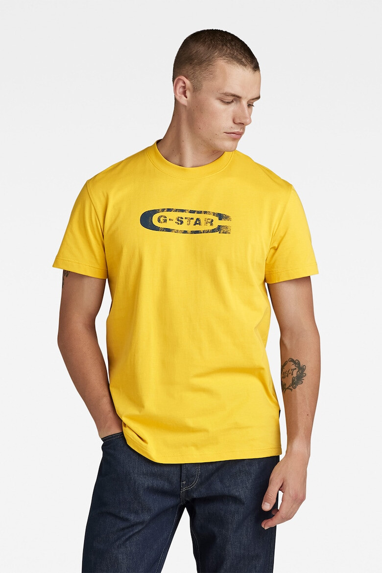 G-STAR Tricou de bumbac organic cu logo - Pled.ro