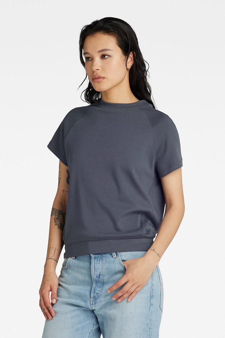 G-STAR RAW Tricou din bumbac organic cu decolteu la baza gatului - Pled.ro