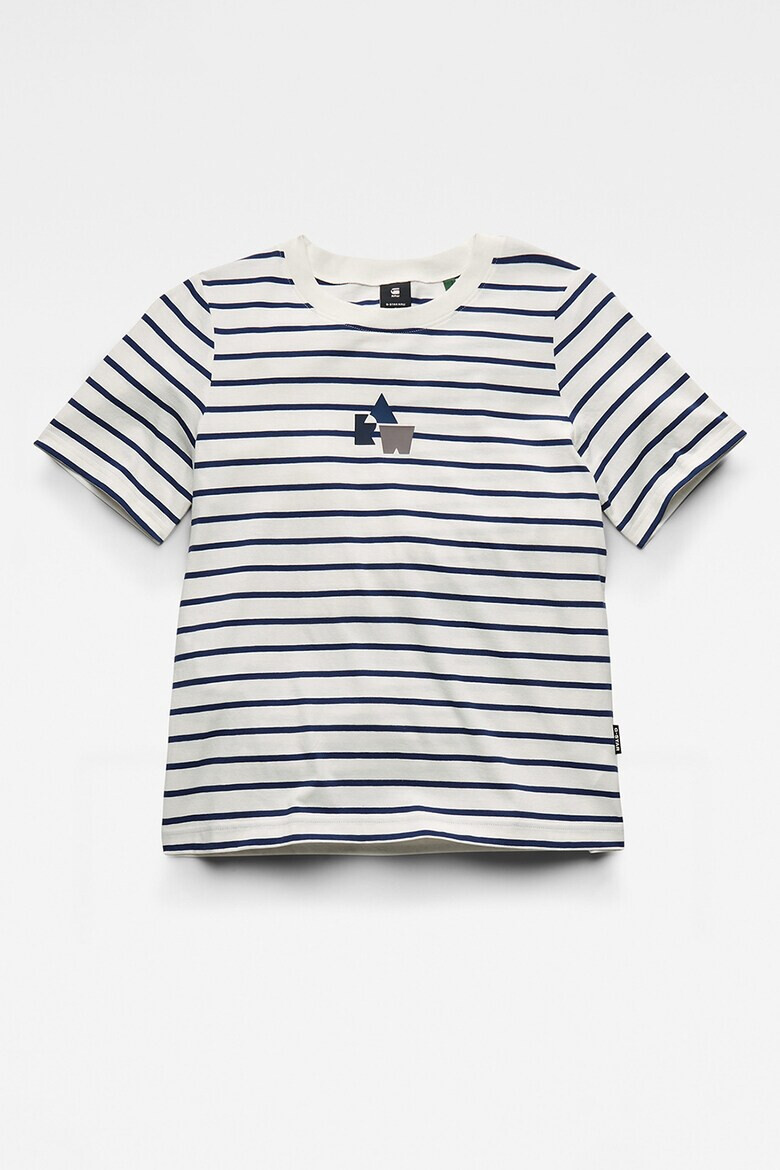 G-Star RAW Tricou din bumbac organic cu dungi - Pled.ro