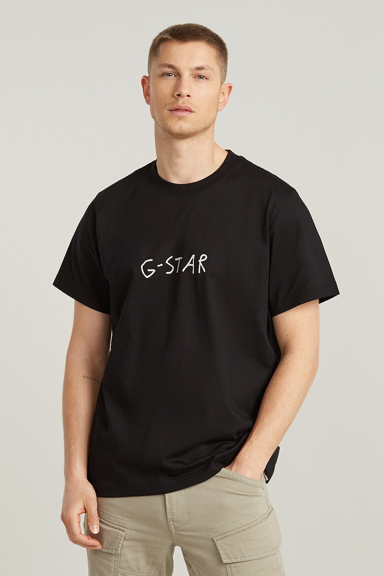 G-STAR RAW Tricou lejer de bumbac organic - Pled.ro