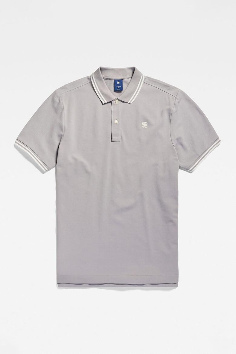 G-STAR Tricou polo din amestec de bumbac organic Dunda - Pled.ro