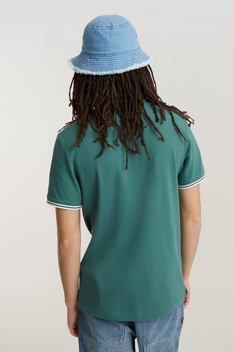 G-STAR Tricou polo din amestec de bumbac organic Dunda - Pled.ro