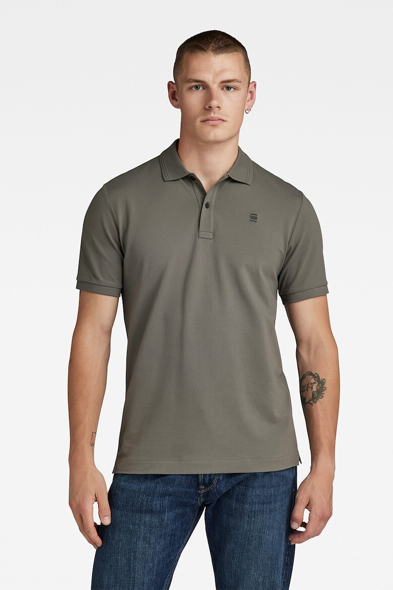 G-Star RAW Tricou polo slim fit din material pique Dunda - Pled.ro