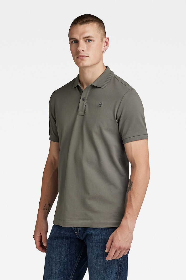 G-Star RAW Tricou polo slim fit din material pique Dunda - Pled.ro