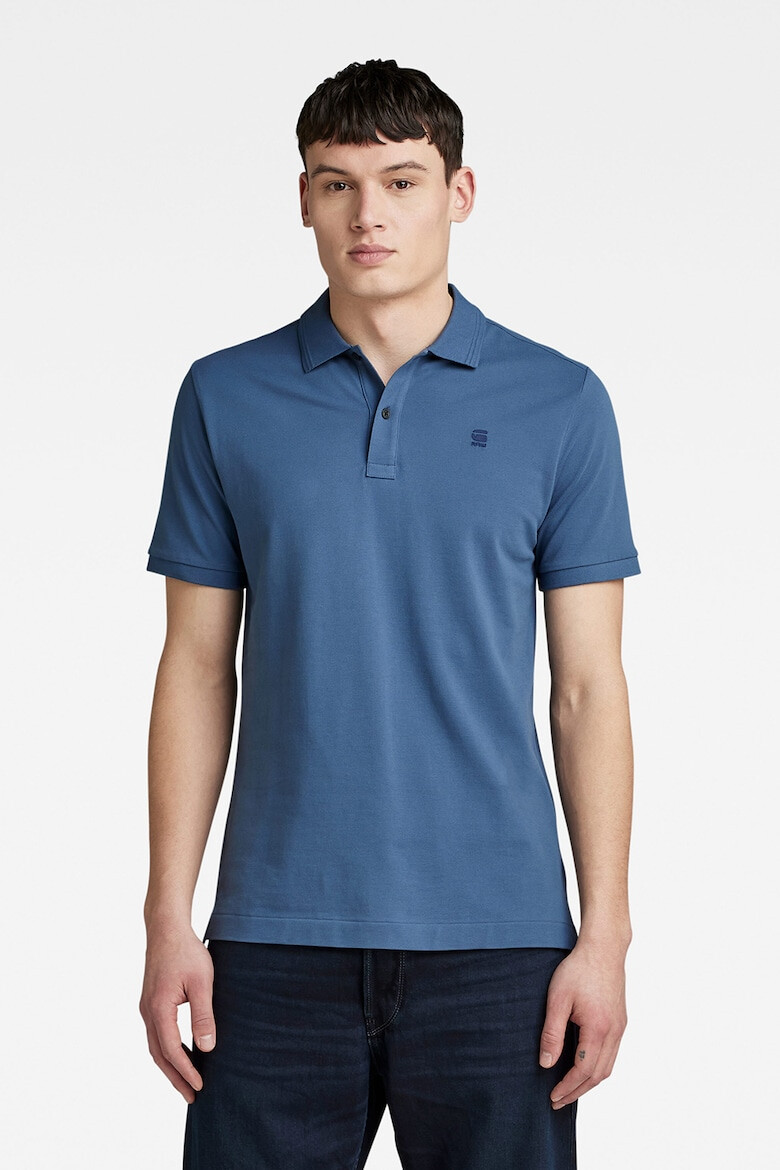 G-STAR Tricou polo slim fit din material pique Dunda - Pled.ro