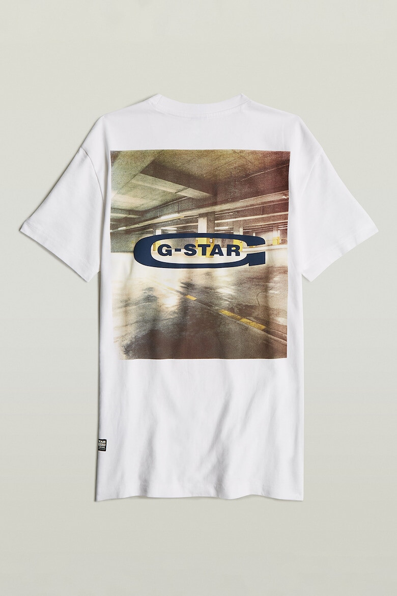 G-STAR Tricou regular fit cu imprimeu - Pled.ro