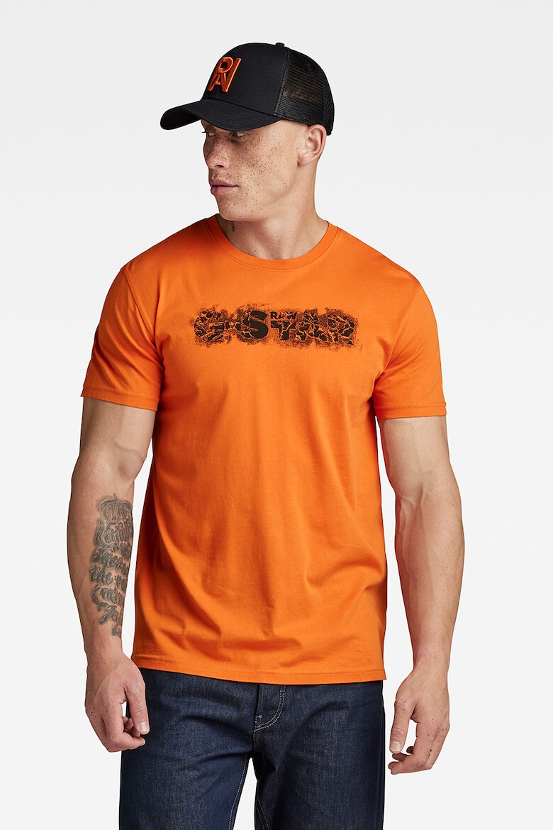 G-STAR Tricou de bumbac organic cu imprimeu logo - Pled.ro