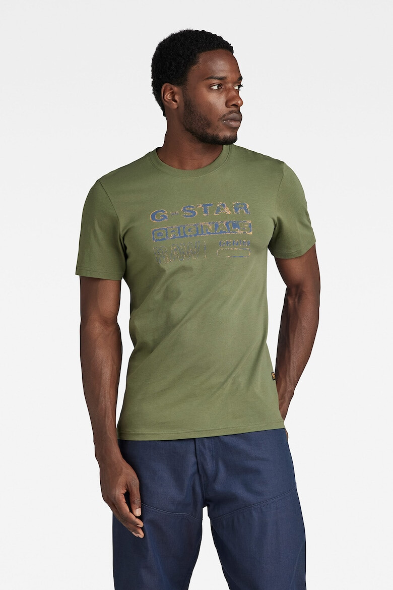 G-STAR Tricou slim fit de bumbac organic - Pled.ro