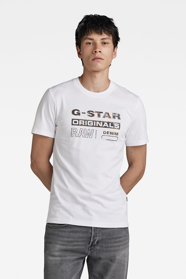 G-STAR Tricou slim fit de bumbac organic - Pled.ro