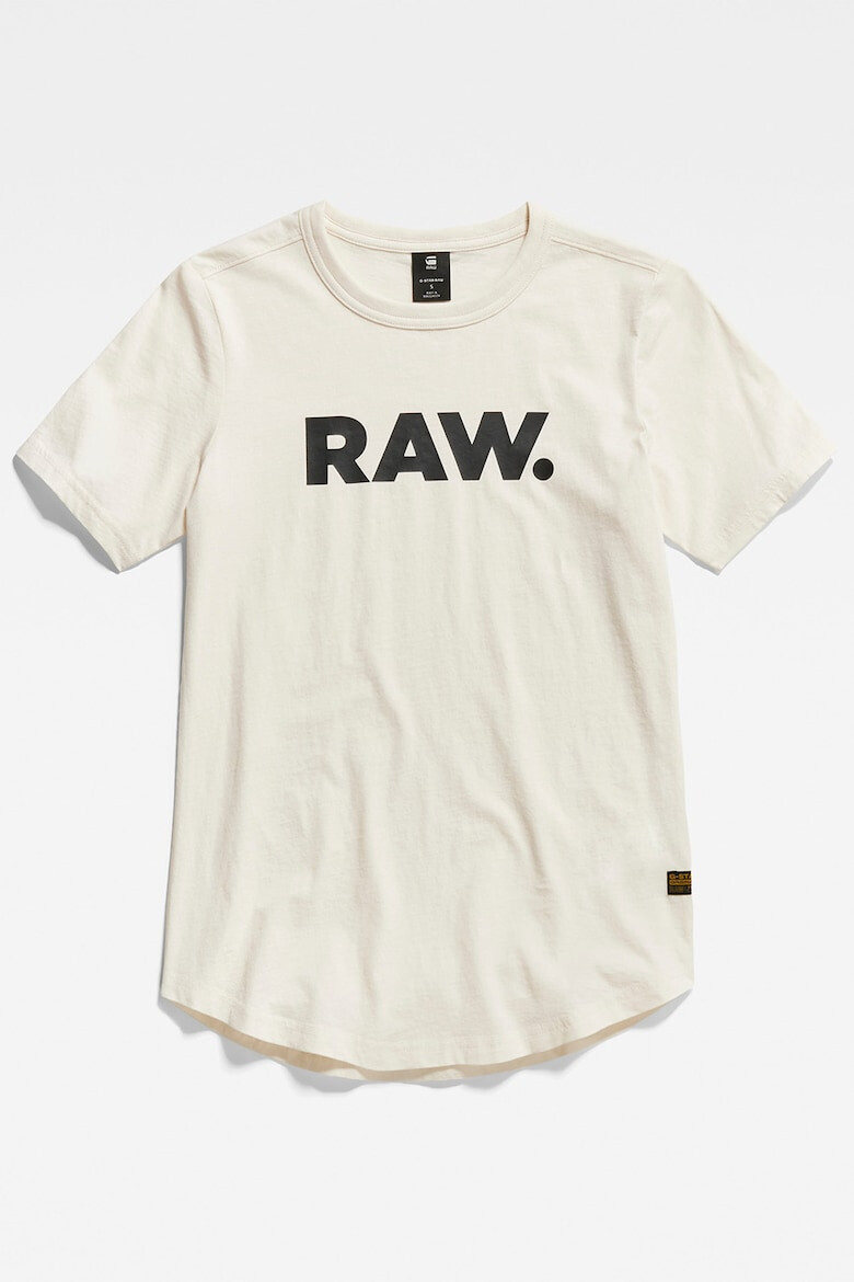 G-Star RAW Tricou slim fit de bumbac organic cu imprimeu logo - Pled.ro