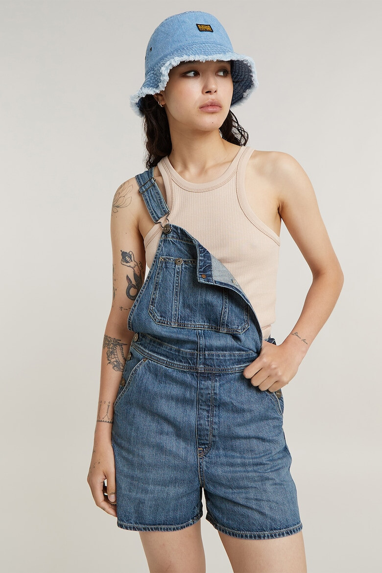 G-STAR Salopeta scurta din denim - Pled.ro