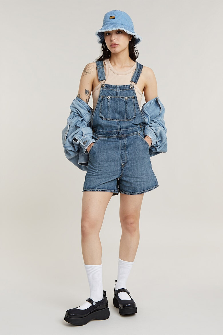 G-STAR Salopeta scurta din denim - Pled.ro