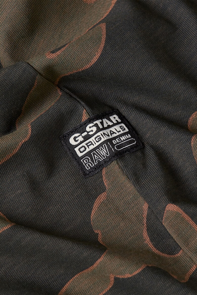 G-STAR Tricou cu imprimeu camuflaj - Pled.ro