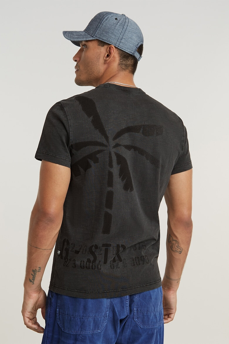 G-STAR Tricou cu imprimeu pe partea din spate - Pled.ro