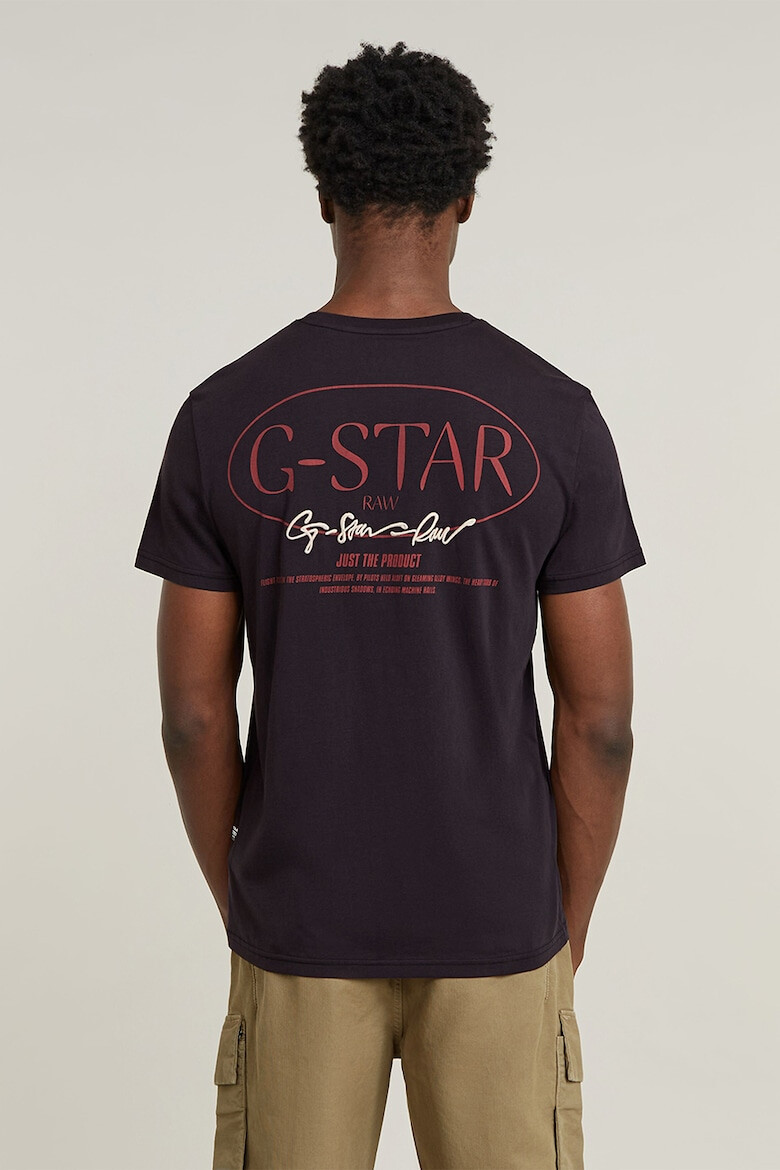 G-STAR Tricou cu imprimeu pe partea din spate - Pled.ro