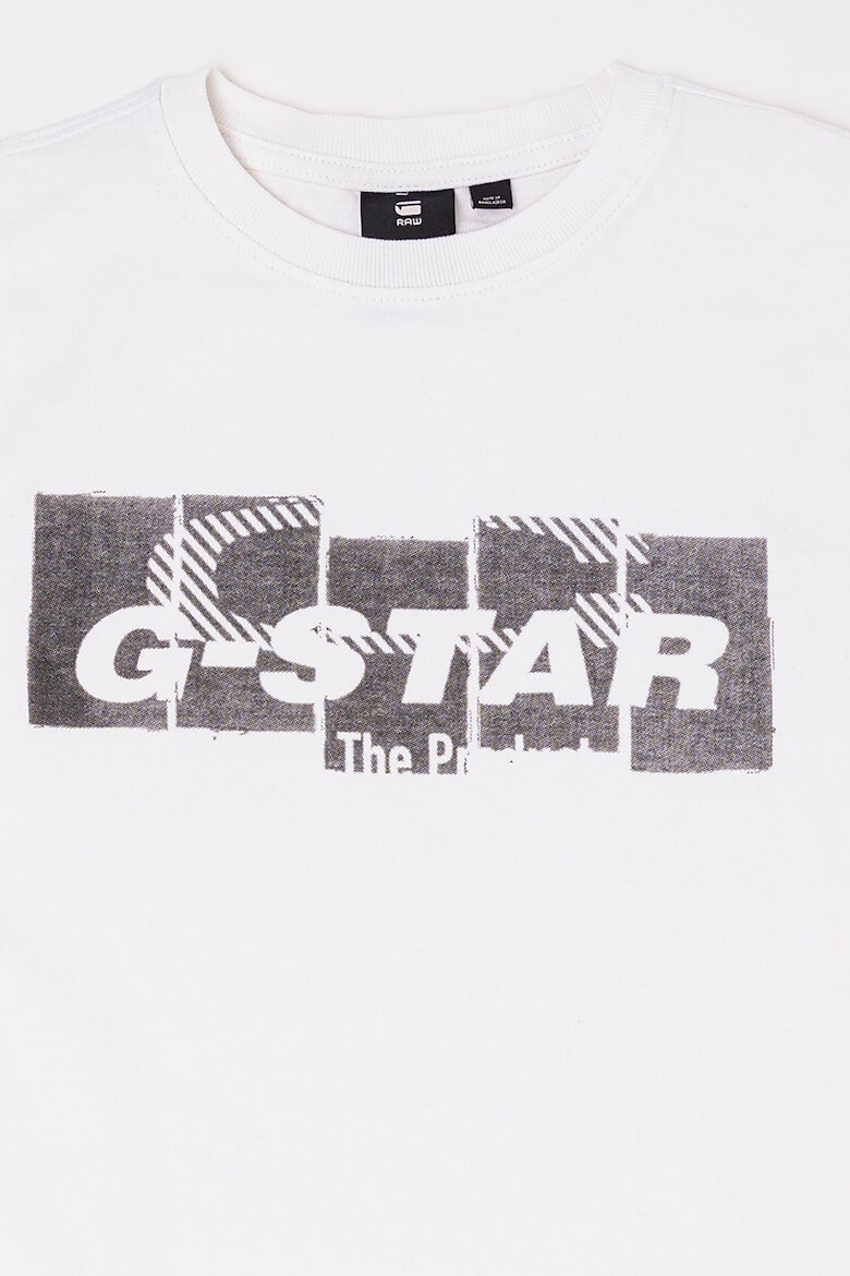 G-STAR Tricou de bumbac cu logo - Pled.ro