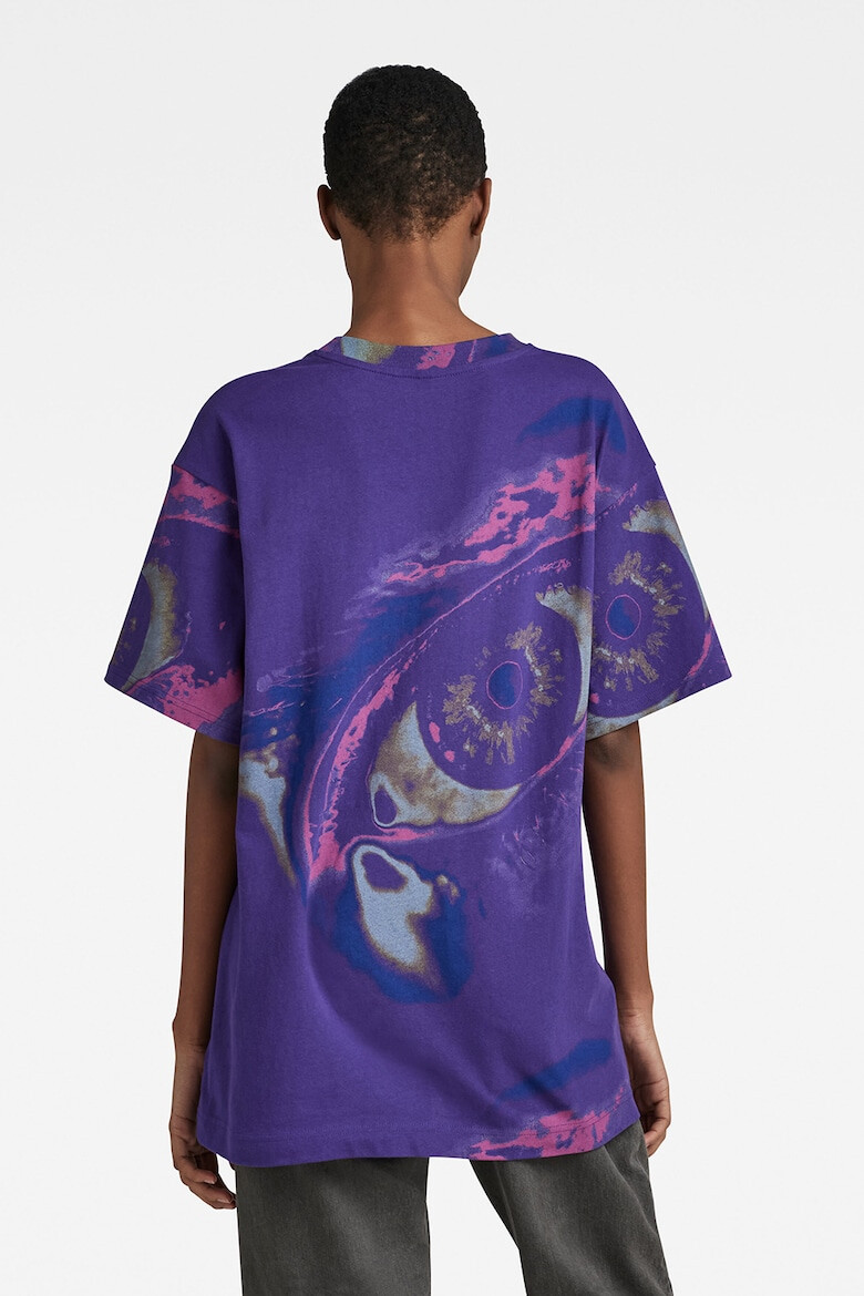 G-STAR Tricou de bumbac organic cu imprimeu abstract - Pled.ro