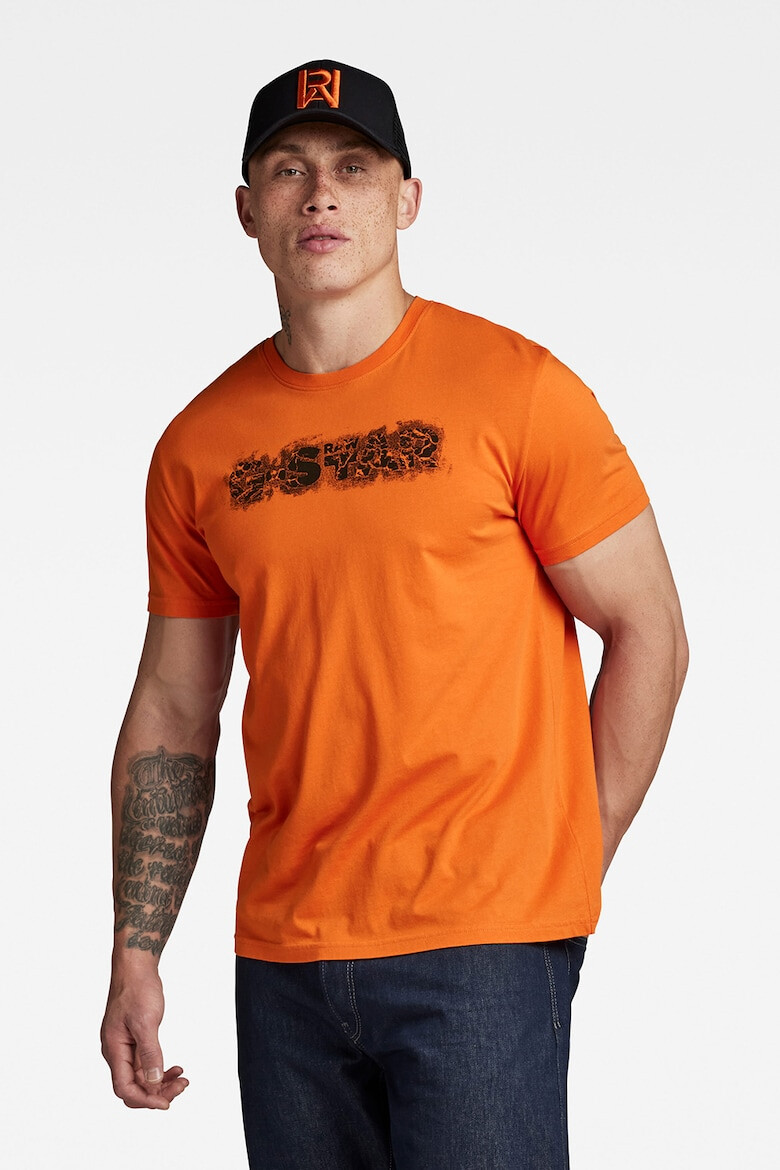 G-STAR Tricou de bumbac organic cu imprimeu logo - Pled.ro