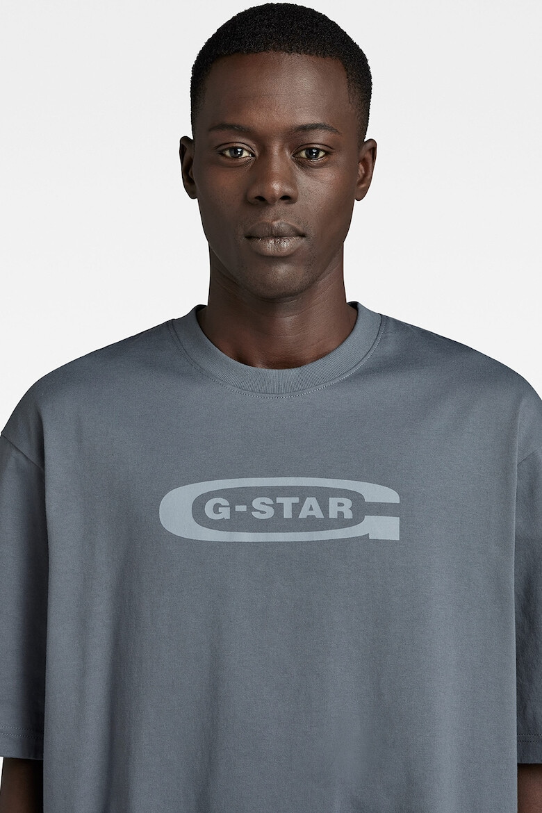 G-STAR Tricou de bumbac organic cu imprimeu logo - Pled.ro