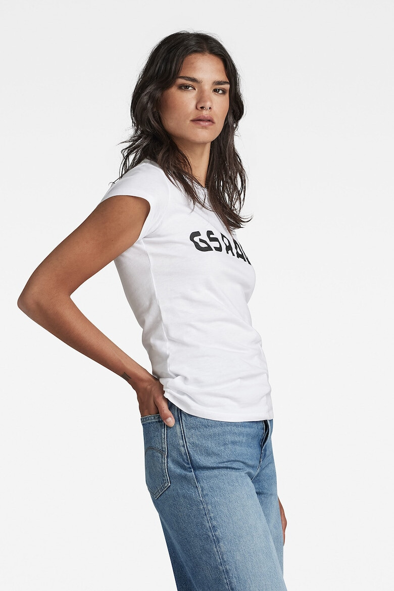 G-STAR Tricou de bumbac organic cu imprimeu logo - Pled.ro