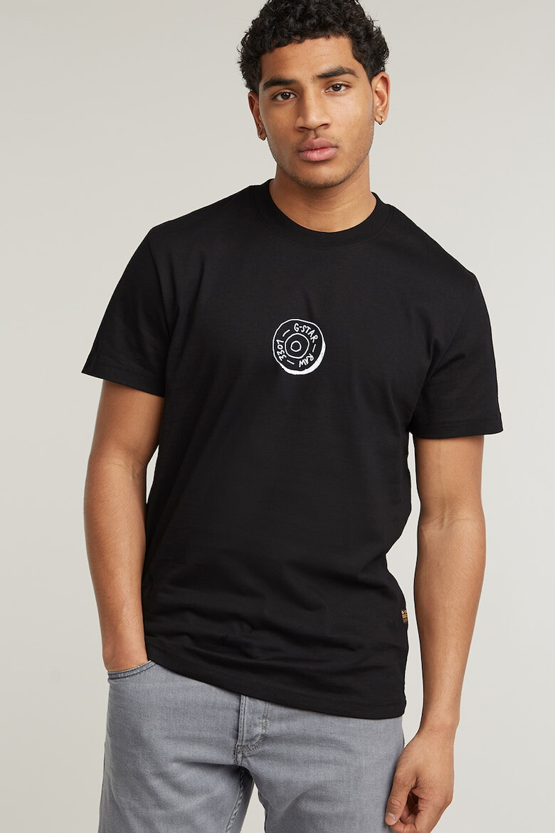 G-STAR Tricou de bumbac organic cu imprimeu logo - Pled.ro