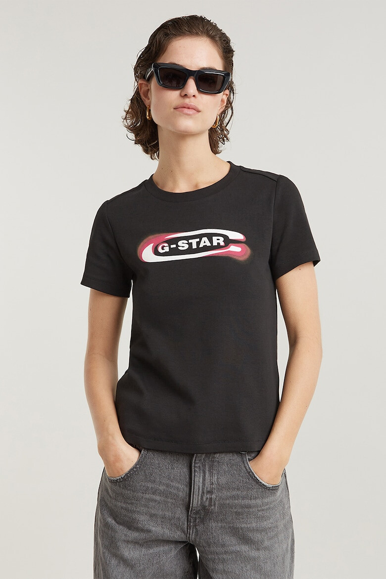 G-STAR Tricou de bumbac organic Old Skool - Pled.ro