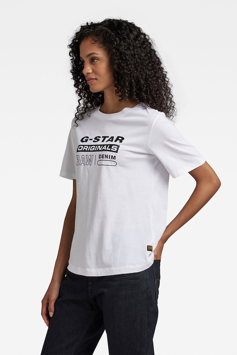 G-STAR Tricou de bumbac organic cu imprimeu logo Originals - Pled.ro