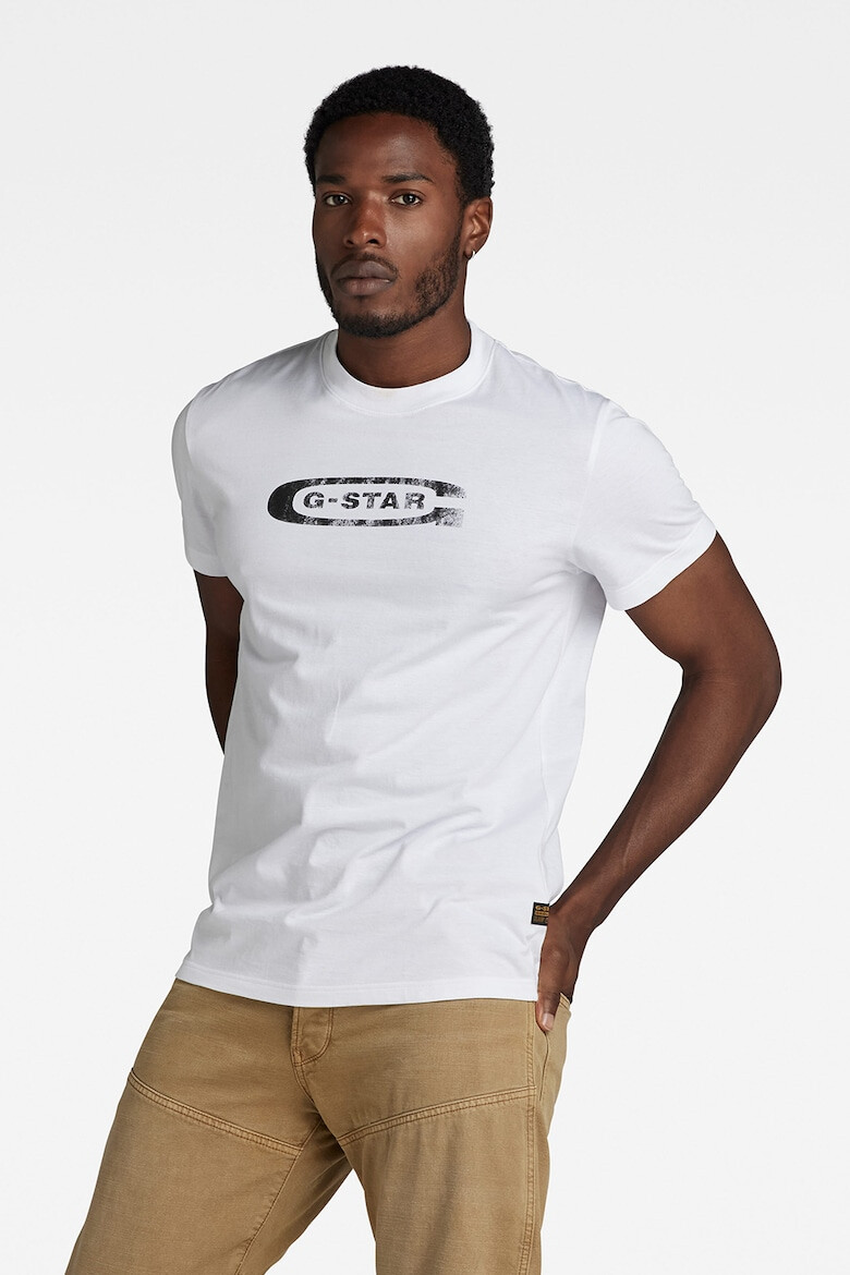 G-STAR Tricou de bumbac organic cu logo - Pled.ro